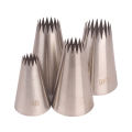 4PCs Large Icing Piping Nozzles Cake Baking Cookie Cupcake Piping Nozzle Decor Encounter. 