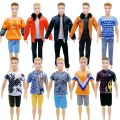 DIY Doll Casual Suit Ken Doll Clothes Overcoat Fashion Suit Ken Boy Clothes Cool Outfit Daily Wear Prince Ken Sportswear Children's Gift. 