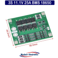 3S 12V 25A BMS Module With Balance Feature 12v Battery Management System For 18650 Battery Cell  3 Serial 12V 3.7 Lipo Li-ion Charging Protection Module. 