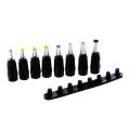 Set 8 jack DC alimentazione plug converter universali. 