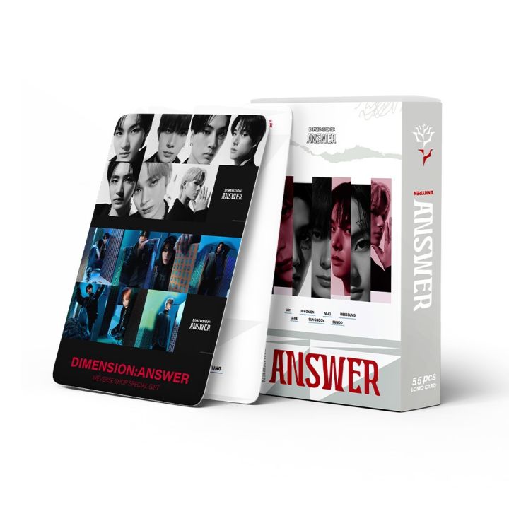 ENHYPEN%20Album%20DIMENSION%20:%20ANSWER%20Photocard%20EN-CONNECT%20Lomo%20Card%2054Pcs/Box%20-%20Image%203