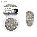 Myyeah 5ml 8 Colors Nial Shining Glitter Reflective Sequins Gel Soak Off UV LED Varnish For DIY Nail Art Manicure Tools. 