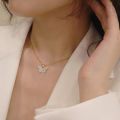 Korean Fashion Golden Pendant Butterfly Necklace for Women neck chain Podazz. 