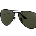 Black Aviator Sunglasses For Men Full Black. 