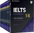 Cambridge IELTS Academic Training 18 Books set with QR Code for Audio Listening. 