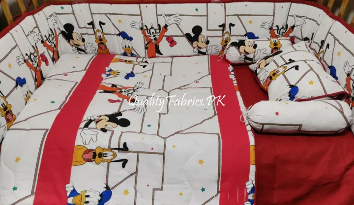 CS-636:%20Mickey%20Theme%20Cot%20Bedding%20Set%20-%20Image%204