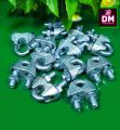 DreamsMart Pack of 2pcs No#8 U Shape wire rope clips u clip steel rope fastener connector fastening clamp tap nut bolt cable locker Fastener Clip. 