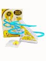3 Duck Slide Toy Set,stair climbing duckling cartoon race track,set little lovely duck slide toy escalator toy with light and music,Funny Automatic Stair-Climbing Ducklings Cartoon Race Track Set Little Lovely Duck Slide Toy with Lights and Music. 