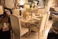Mirror Top Round Dinning Table With 6 Chairs Home N Style. 
