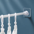 Nerhorer- Curtain Pole Bracket Ultra-thick No Drilling Required Curtain Rod Holder Kit. 