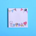 1 Pack of BTS / BT21 Cute Sticky Notes - Creative Office Stationery Message Notes - 80 sheets. 