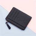 1PC Small Wallet Credit Multi-Card Holders Package Fashion PU Function Zipper Ultra-Thin Organizer Case Student Women Coin Purse. 