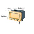 2 in 1 Tissue Container Phone Holder, Tissue Box Statement Unique TV Shape Tissue Box with Phone Holder. 