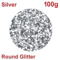 Shiny Silver Round Glitter for Artwork Decorations Crafting School Projects Slime Making Painting Nail Art Eye Makeup Resin Molds Making 100g DesireOutlet. 