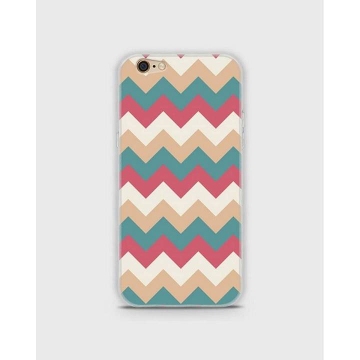 Oppo A39 Cover in Hybrid Soft Case cover Tpu  Zigzag Pattern - 1cover2372