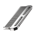 DDR4 DDR5 RAM Memory Heatsink Cooler Memory Cooling Vest Aluminum Radiator with 9W Silicone Grease Heat Conductor,Silver Easy Install Easy to Use. 