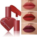 MYHO Lip Cosmetics 5 Colors Creative Love Waterof Nude Matte Velvet Glossy Lip Gloss Lipstick Love Mousse Matte Lip Glaze for Women. 