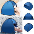 Portable Sun Shade Canopy Beach Sunbathing Shelter Up Personal Sun Protection Quick Installation for 1 People(L). 