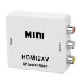HDMI to AV convertor / Full HD 1080P Portable HDMI to AV RCA Adapter Audio Converter Box. 