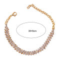 Ankle Bracelet Personality Dainty Shiny Rhinestone Anklet. 
