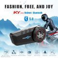 Freedconn KyPro Helmet Bluetooth Intercom 6 Riders Media Sharing. 