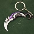 Valorant Melee Reaver 2.0 Karambit Knife M4 Peripheral Rotatable Knife Alloy Samurai Model Gift Toys Game. 
