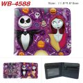 Hot Sell PU Leather Cartoon Wallet The Jack Purse with Coin Pocket for Young. 