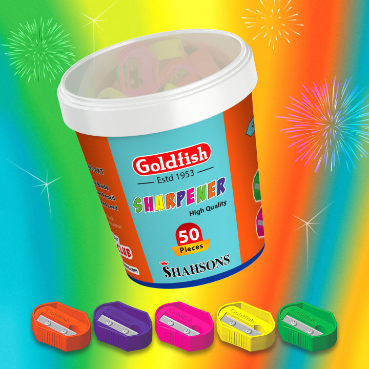 Goldfish%20Double%20Screw%20Pencil%20Sharpener%2050%20pcs%20Bucket%20-%20High%20Quality%20Blade%20-%20Image%204
