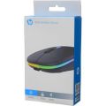 HP W10 Wireless RGB Bluetooth, Wireless, Rechargeable Slim Mouse. 