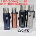 Imported AMSZM 800ml / 1000ml Premium Quality Stainless Steel Hot and Cold Vacuum Insulated Water Bottle Vacuum Flasks Water Bottle for School Kids, Office, Gym, College and University. 