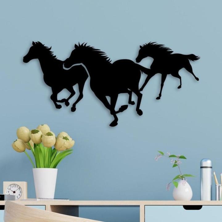 Running Horses Wooden Home Decor / Horses Wall Art / Three Horses Wall Art / Horse Wall Art / Wall Art / wooden Wall Decor