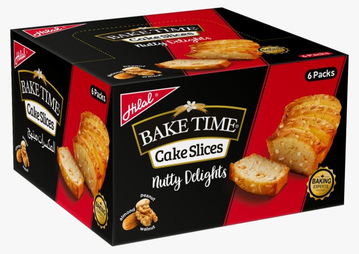 Hilal Bt Cake Slices Nutty Delights 6X16 50