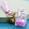 Hello Kitty Cinnamoroll Keychain Kawaii Sanrio Anime Cute Cartoon Sweet Girly Heart Acrylic Bag Pendant Toy for Girls. 