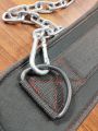 Dip Belt for Weightlifting | Bodybuilding | Gym Exercise | Premium Quality | Fitness Training Dipping Belt | Gym Belt | Weightlifting Belt | Bodybuilding Belt | Eva Sheet | Dip Belt with Chain | Stainless Steel | 30" other than Chain. 