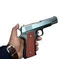 Metal Toy Gun Die Cast – Realistic Classic Colt Style | Non-Firing Safe Toy Gun for Kids & Collectors | Heavy Metal Build Mini Replica. 