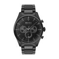 Hugo Boss Men’s Chronograph Quartz Stainless Steel Black Dial 44mm Watch 1513714. 