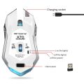 ZERODATE X70 2.4GHz Wireless 6-Keys 2400 DPI Adjustable Ergonomics Optical Gaming Mouse with Breathing Light. 
