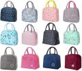 Insulation HOT and COLD Lunch Bag Multi Designs Canvas Bags Fresh Handbag Thickened Aluminum film Bag. 