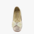 ECS Pearl Bow Flat Pumps For Girls - Shoes For Girls - Kids Footwear. 