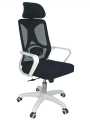 Executive Office Chair Mesh back & Headrest Office chair Director Office Chair Back Height Adjust Desk chair Office with Back lumber support. 