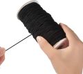 200 Yards 2mm Elastic Cord Stretch String Elastic Beading Cord Elastic Thread for Jewelry Making DIY Crafts (Black). 