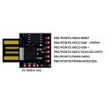 5Pcs ATTiny85 Digispark I2C LED Rev.3 Kickstarter 5V IIC SPI USB Development Board 6 I/O Pins for Arduino. 