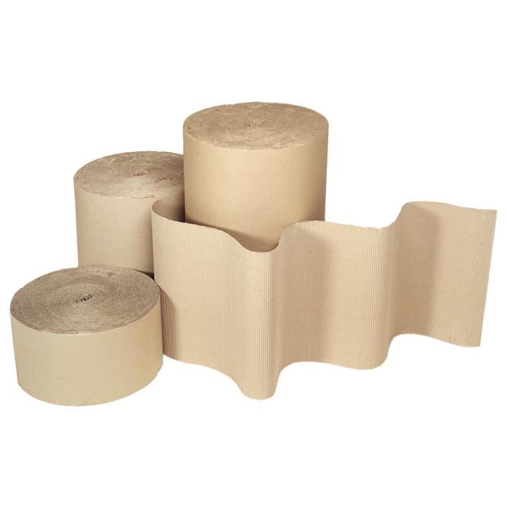 10 Inch Wide 5 Feet Length Cardboard Paper Wrap Corrugated Paper Packing Roll Reel High Quality