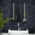 Pebble Grey™ Tannon Illuminated LED Bathroom Mirror | 500 x 700cm. 