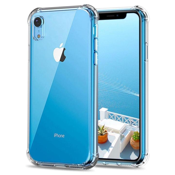 Apple iPhone XR Back Cover Transparent Extra Bumper Anti Shock Soft Crystal Clear Case For Apple iPhone XR