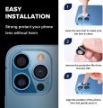 CAMERA LENS FOR MOBILE IPHONE 14 PRO MAX FANCY LENS PREMIUM QUALITY ULTRA HD GLASS PROTECTION METAL CAMERA COVER SCREEN PROTECTOR 9H TEMPERED GLASS INDIVIDUAL RINGS FOR IPHONE 14PRO MAX. 