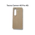 Tecno Camon 40 Pro 4G Cover Soft Matte Silicone Puffer Down Jacket Style Box Design Camera Protection Back Case for Tecno Camon 40 Pro 4G. 