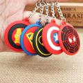 3 Pack Marvel Avengers Double Sided Silicon Key Chain. 