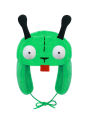 Fashion 3D Eyes Green Invader ZIM GIR Dog Winter Warm Hat Ushanka Hat Cute Winter Hat for Boys Girls Kids Cartoon Anime Cap Gorr. 