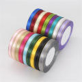High-Quality Satin Ribbon Fancy Golden Edges Decorative Fabric Ribbon Shiny Satin Gift Ribbon for Wedding Decoration Gift. 